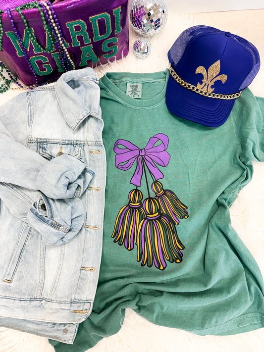 Mardi Gras Tassel Tee