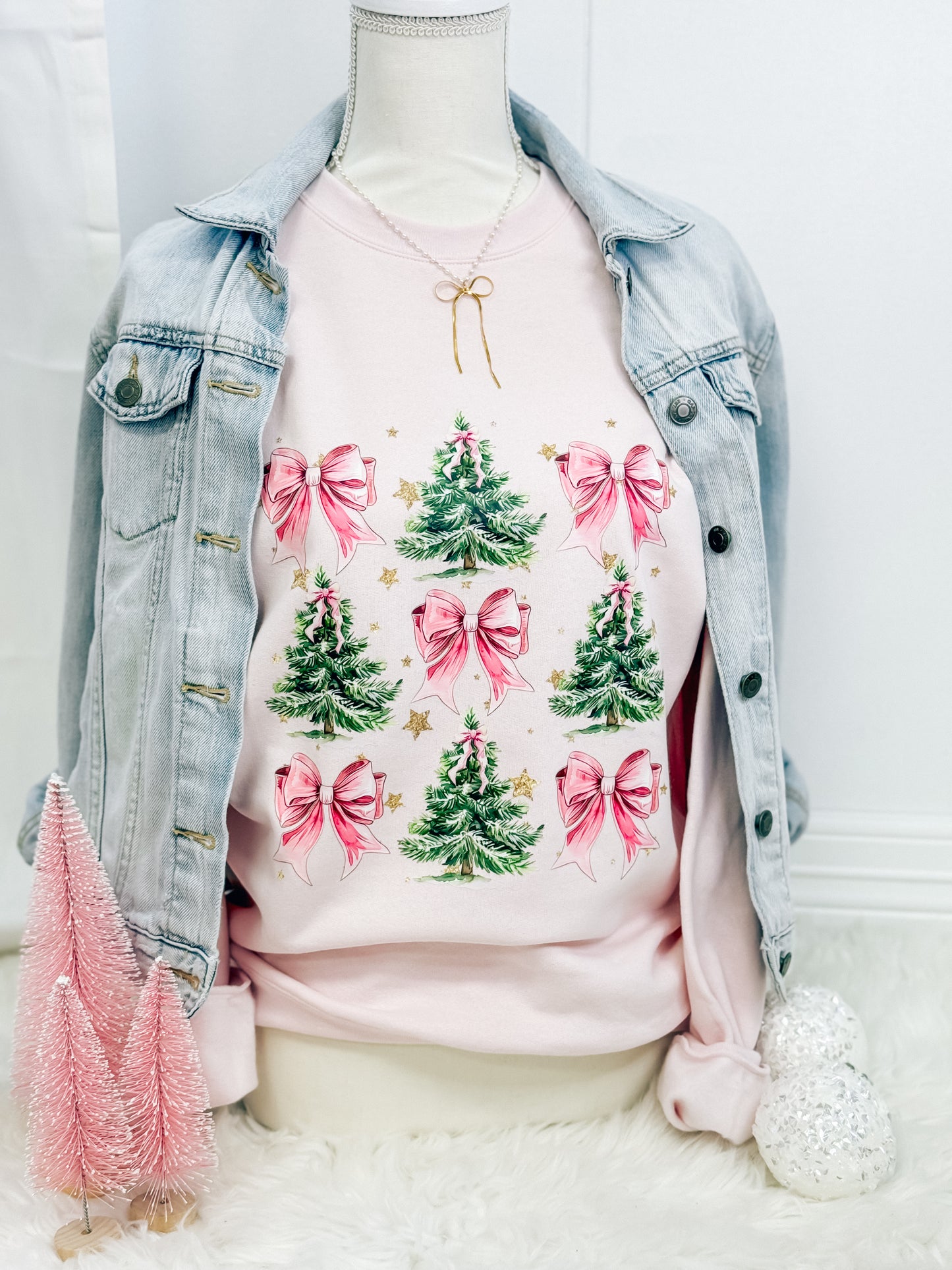 Pink Christmas Sweatshirt