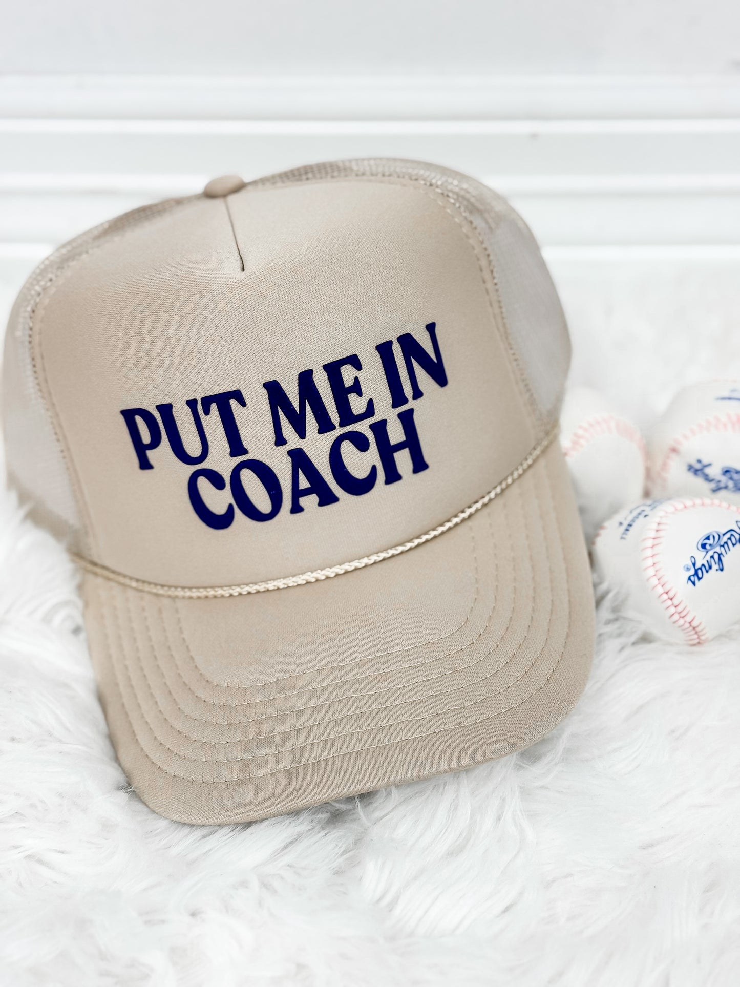 Put Me in Coach (Baseball) Trucker Hat