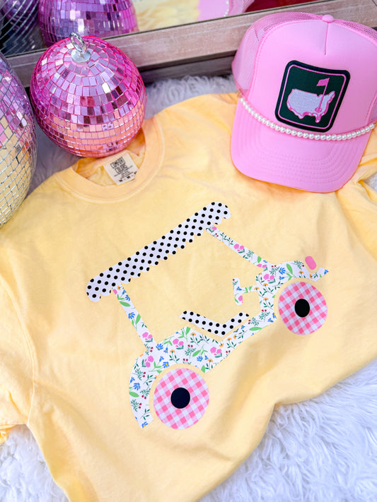 Pretty in Pink Golfcart Tee