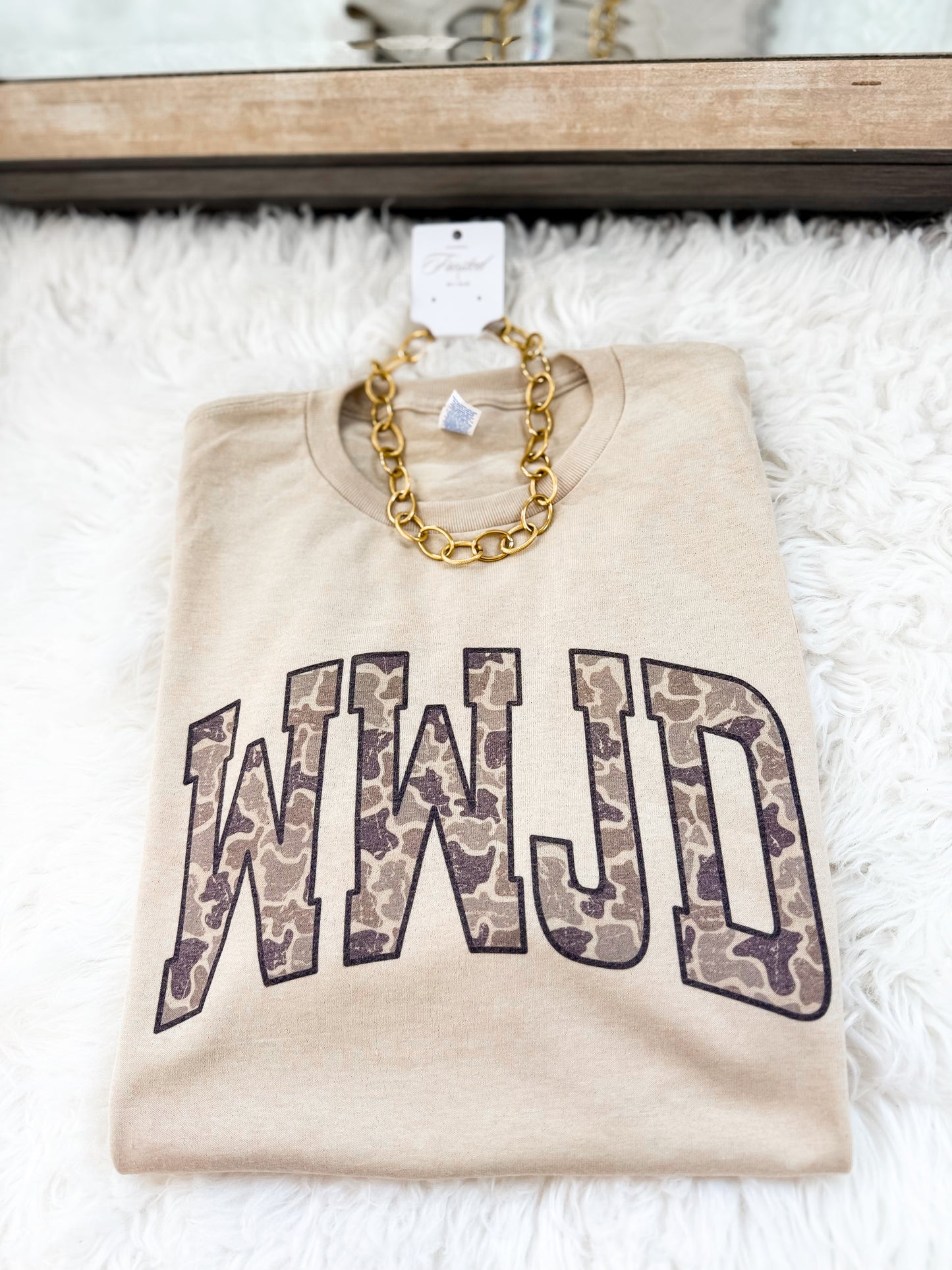 WWJD Camo Tee