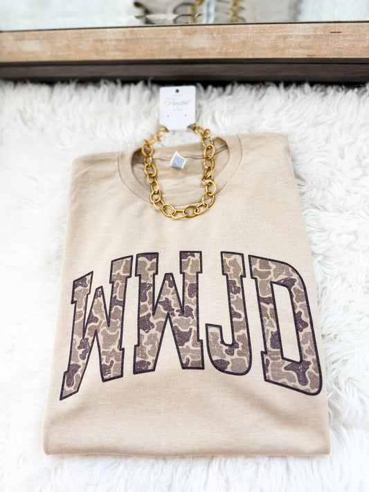 WWJD Camo Tee