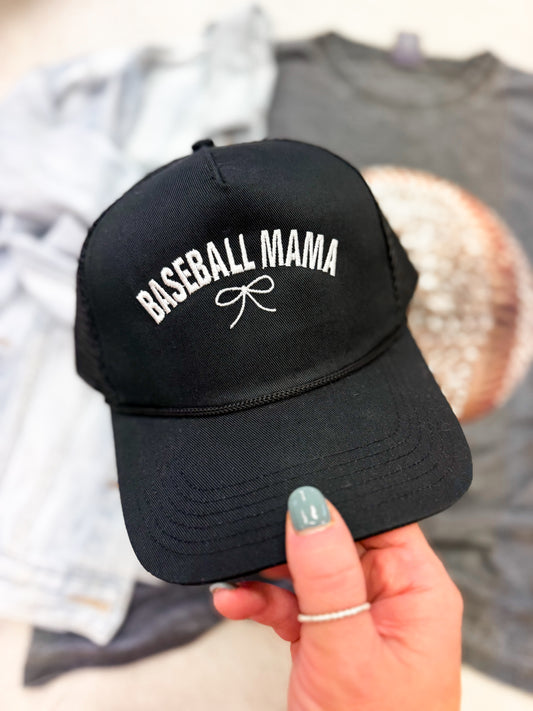 Baseball Mama Trucker Hat