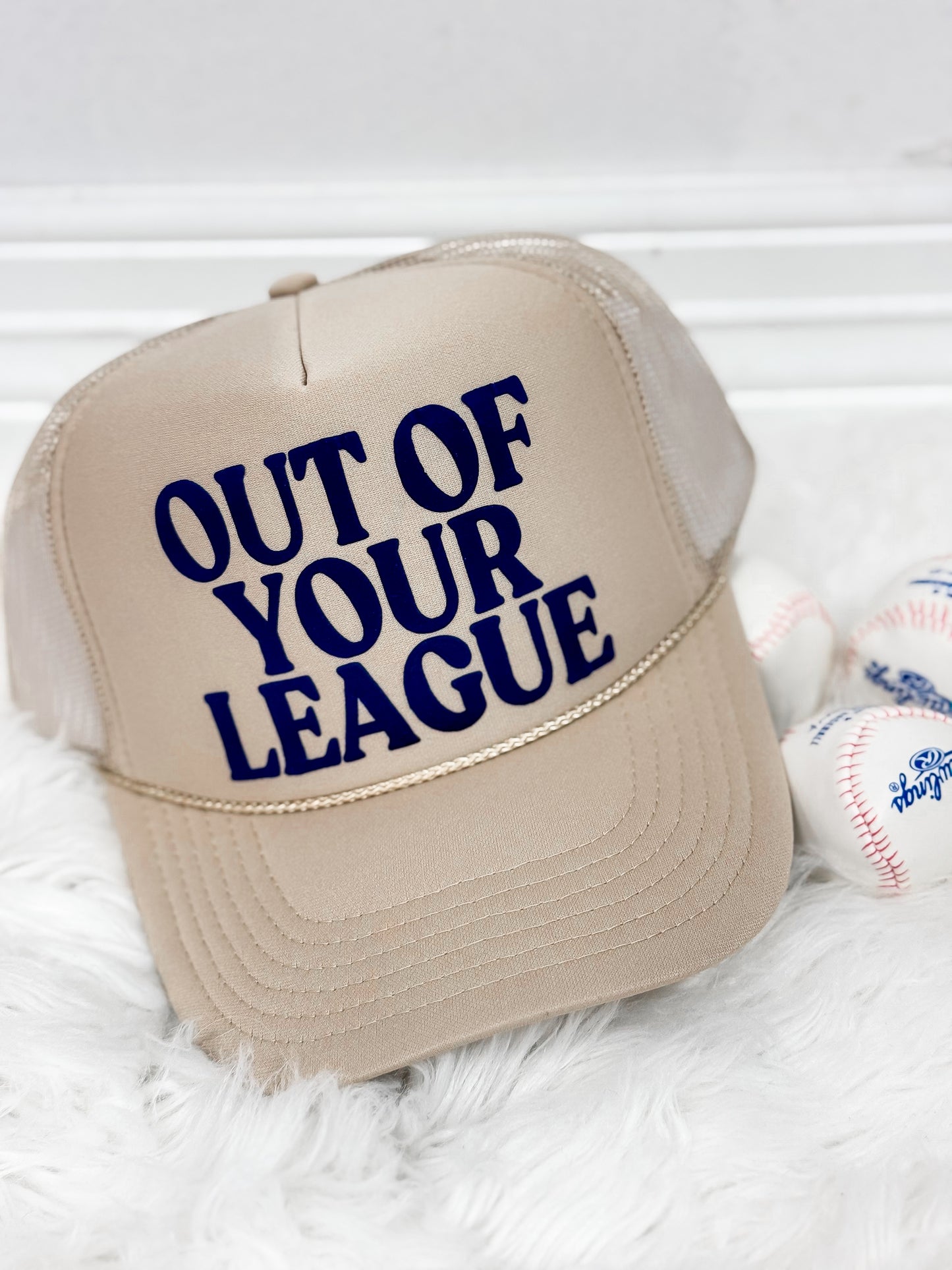 Out of Your League (Baseball) Trucker Hat