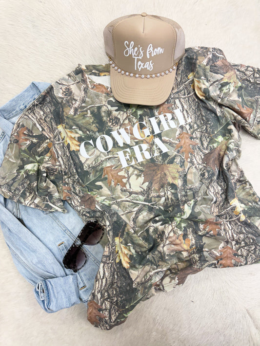 Cowgirl Era Camo Tee