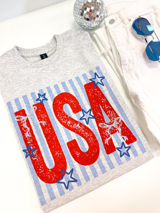 USA Stripes & Stars Tee