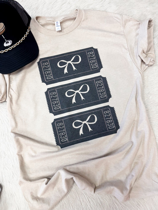 Bow Ticket Tee