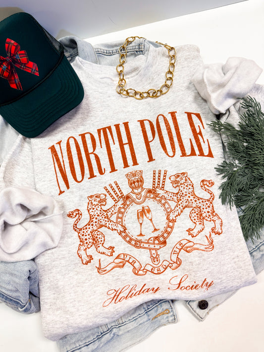North Pole Holiday Society Sweatshirt
