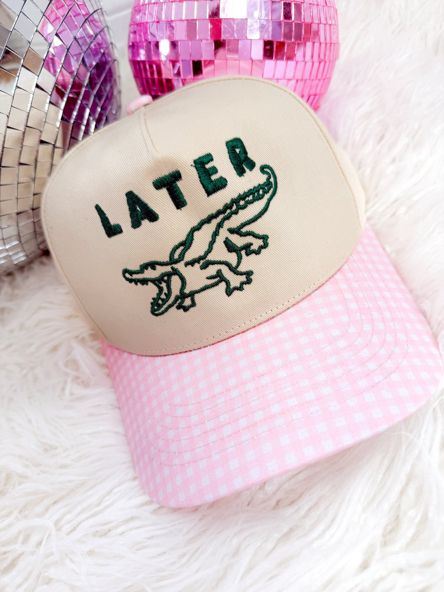 Later Gator Gingham Hat
