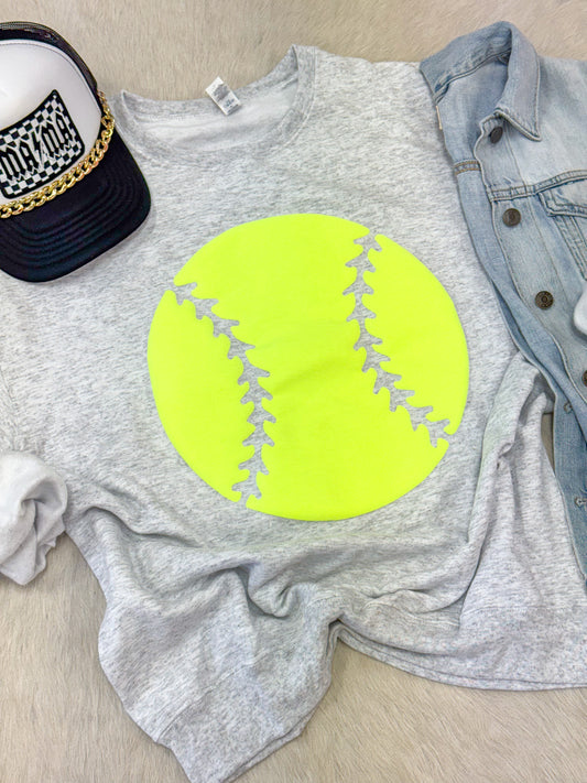 Softball Puff Sweatshirt