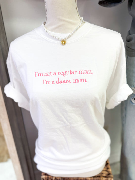 Dance Mom Embroidered Tee