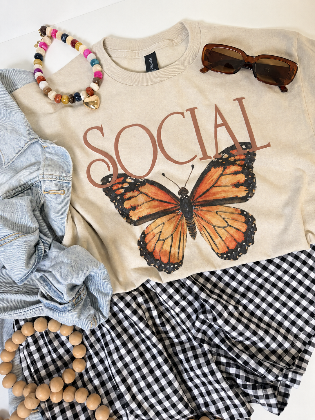 Social Butterfly Tee