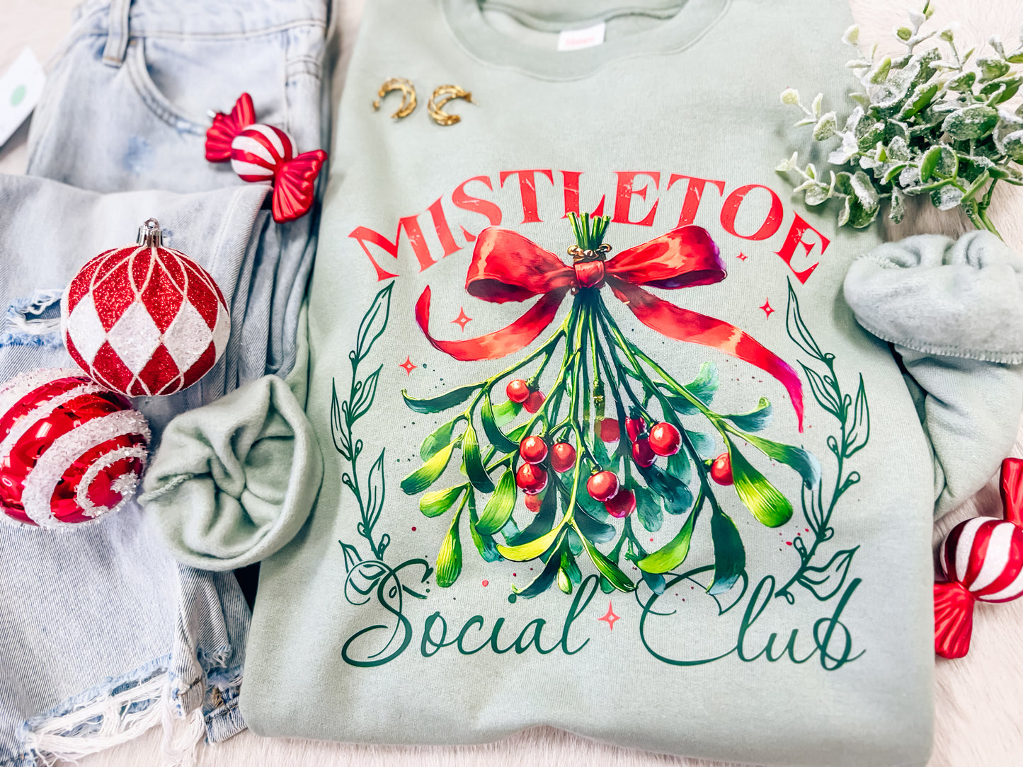 Mistletoe Social Club Sweatshirt