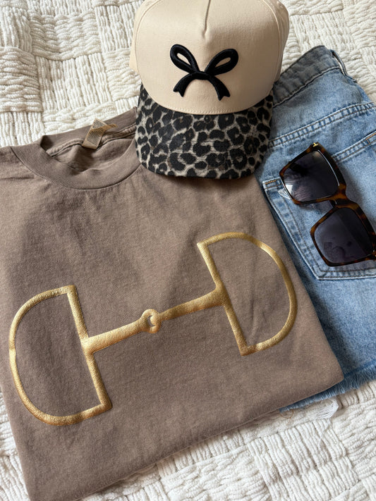 Gold Puff Bit Tee
