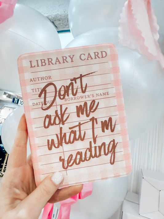 Library Card Kindle Case