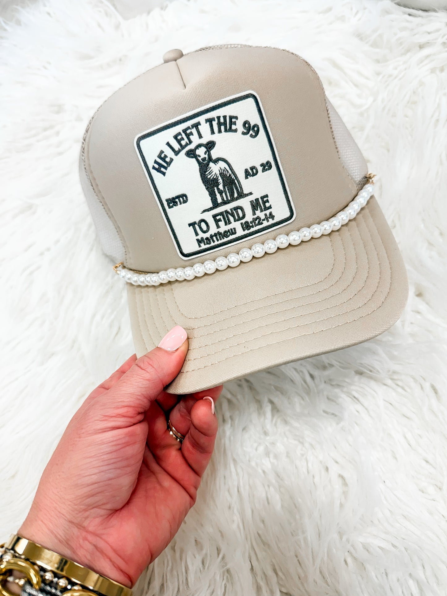 Lamb Trucker Hat