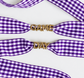 Game Day Gingham Shoe Lace Charm Set - ETA 6/30