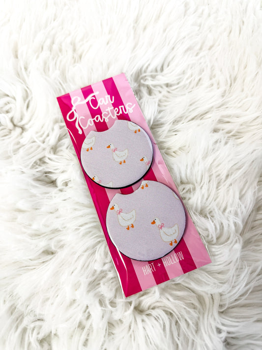 Darling Duck Neoprene Car Coaster