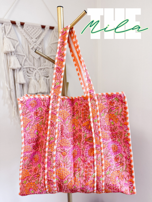 Quilted Tote Bag