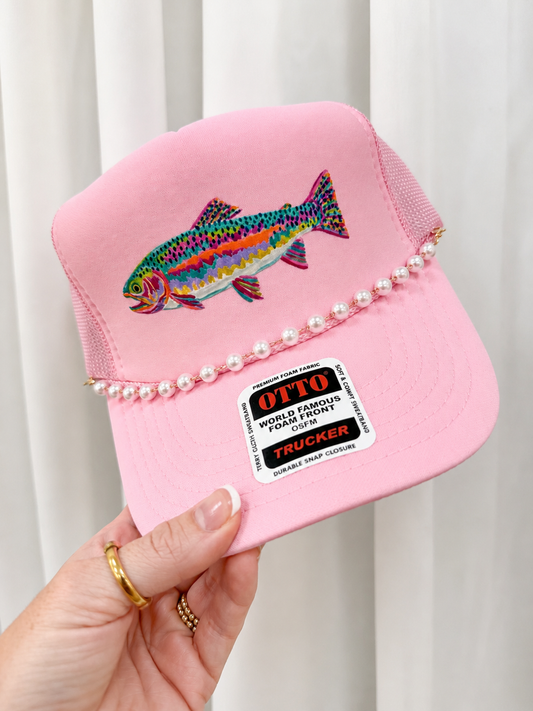 Colorful Trout Trucker Hat