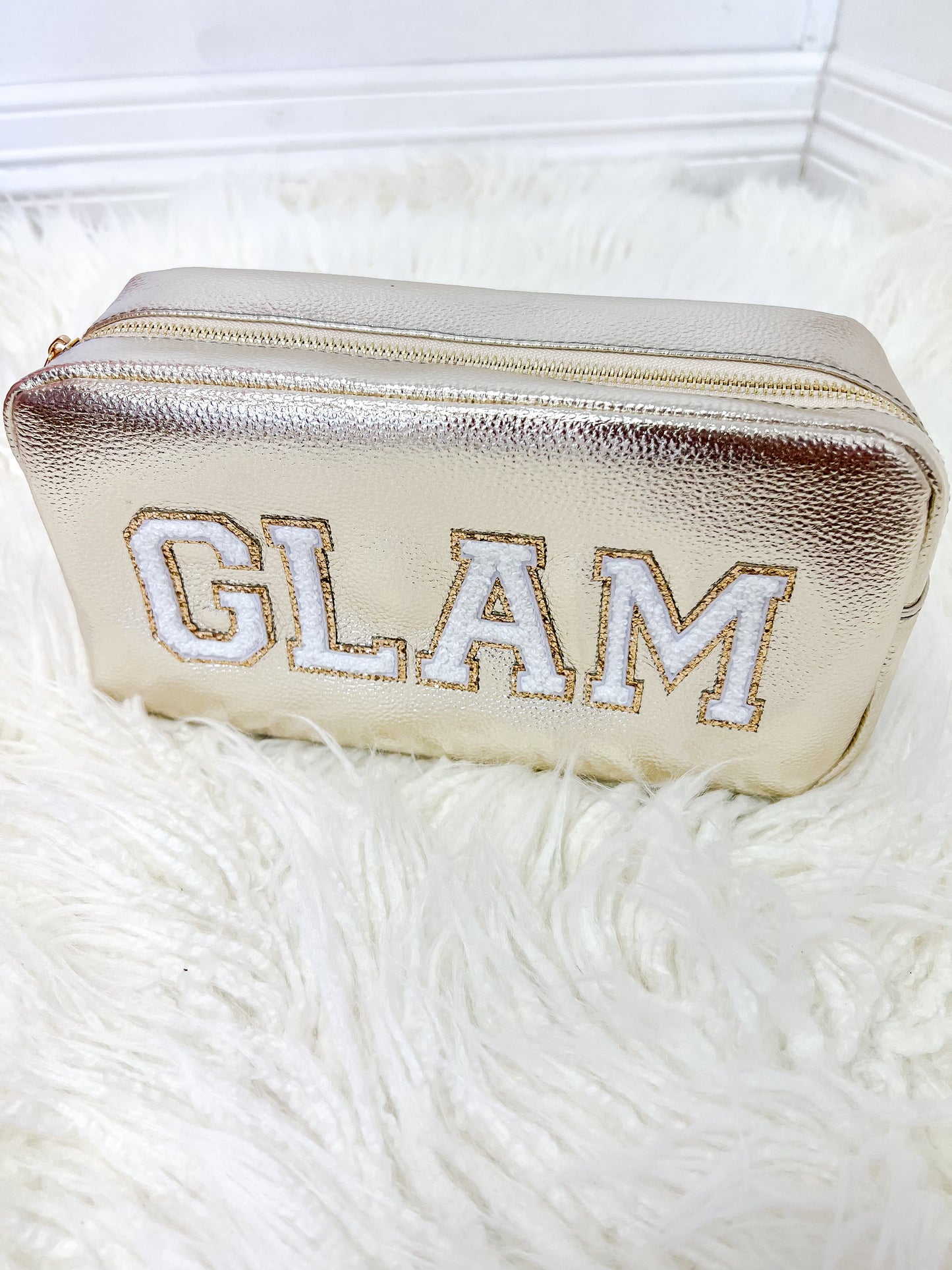 Metallic Glam Cosmetic Bag