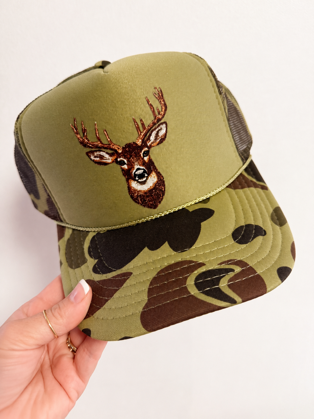 Deer Camo Trucker Hat
