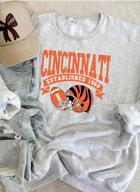 Cincinnati Football Sweatshirt or Tee