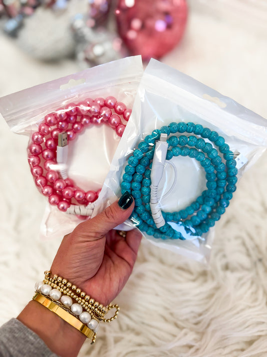 Beaded Phone Chargers