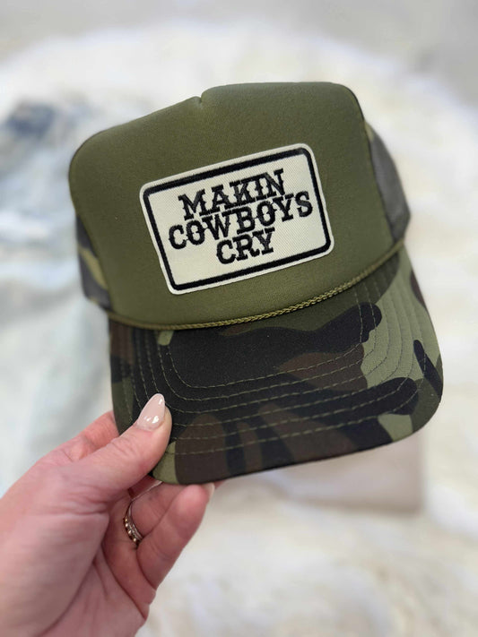 Makin’ Cowboys Cry Patch Hat