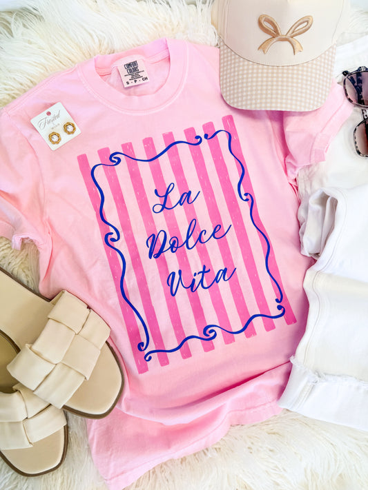 La Dolce Vita Striped Tee