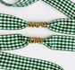 Game Day Gingham Shoe Lace Charm Set - ETA 6/30