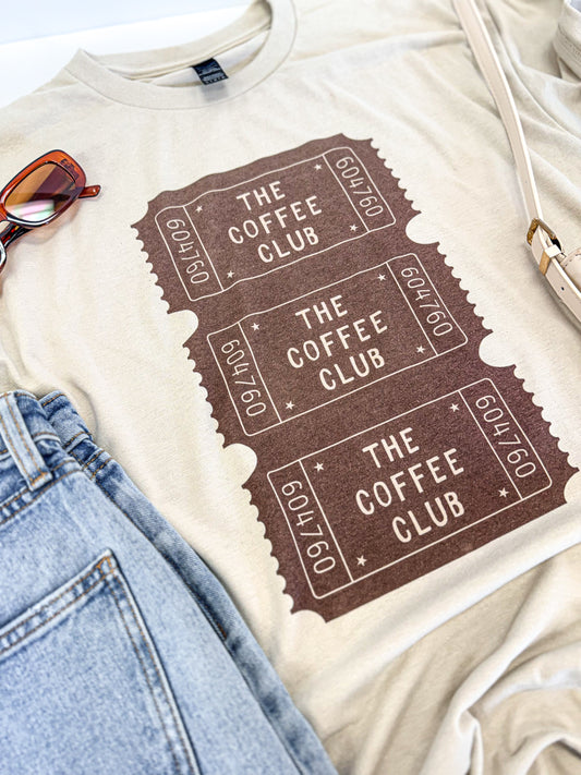 The Coffee Club Ticket Tee