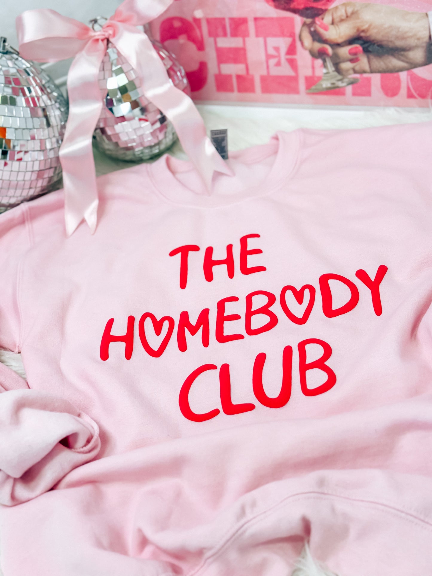 The Homebody Club Puff Print Sweatshirt