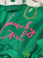Lucky Girl Puff Sweatshirt