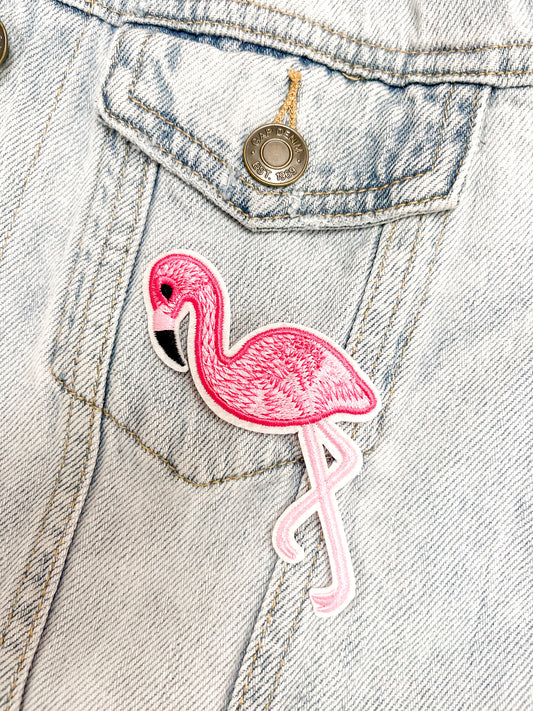Pink Flamingo Patch