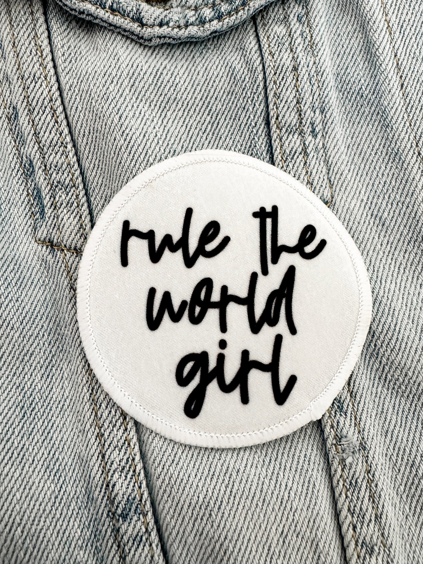 Rule The World Girl Patch