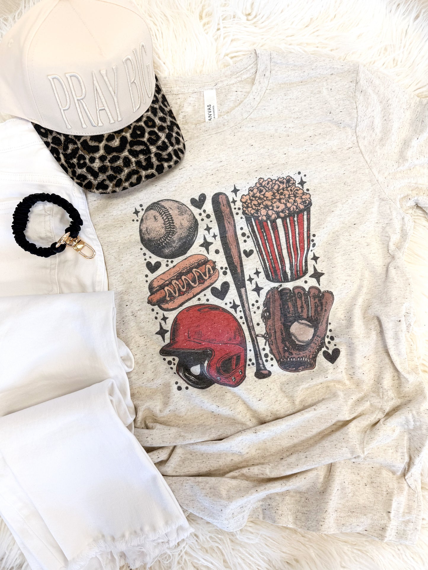 Baseball Snacks Tee