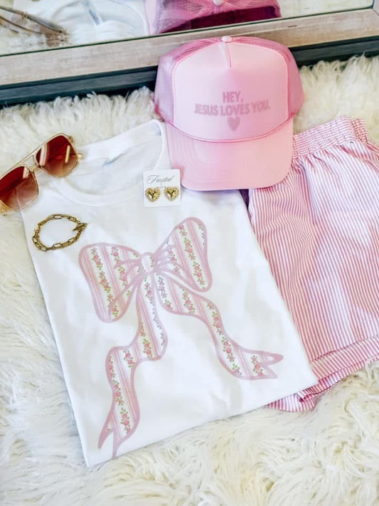 Bow Floral Tee