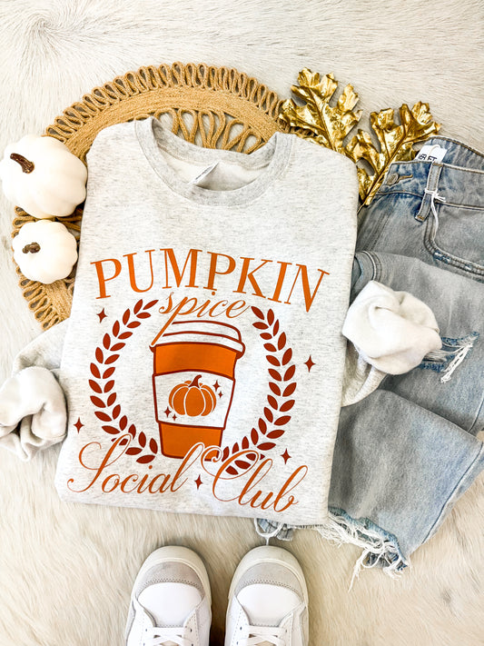 Pumpkin Spice Social Club Sweatshirt