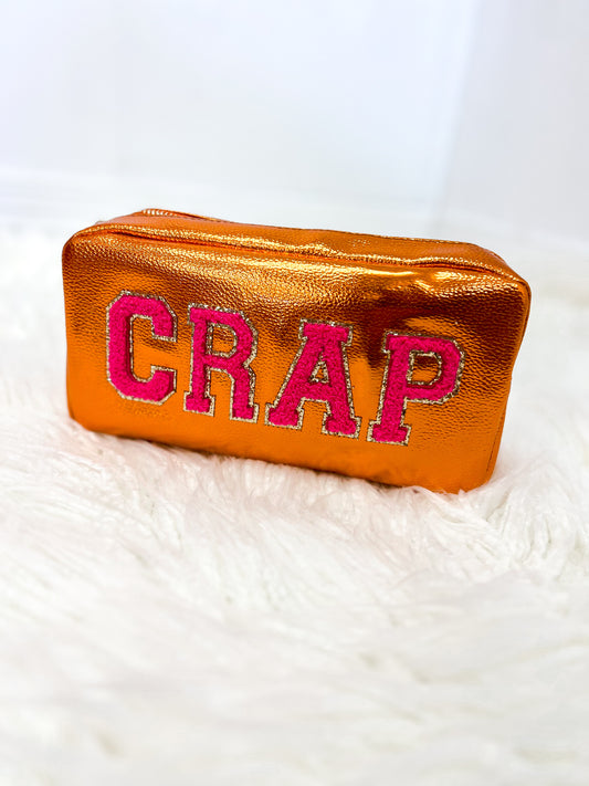 Metallic Crap Cosmetic Bag