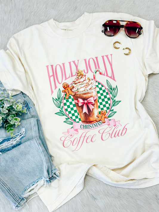 Holly Jolly Coffee Club Tee