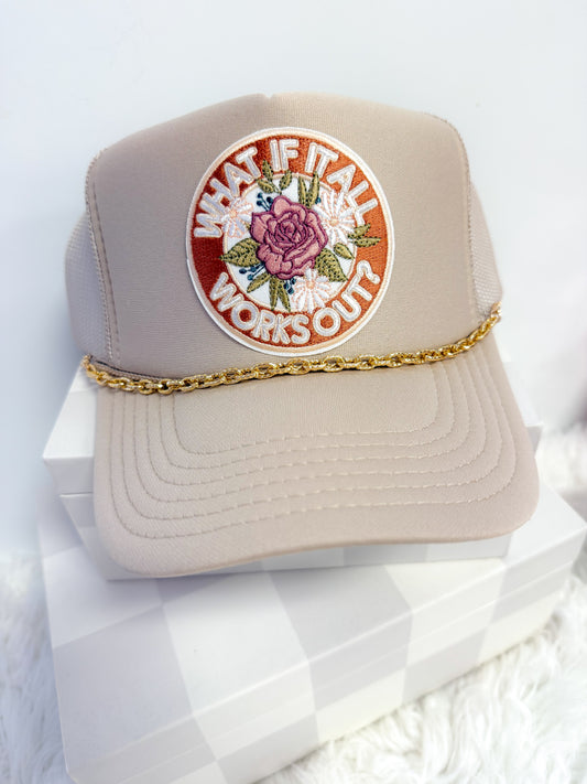 What If It All Works Hat W/ Chain