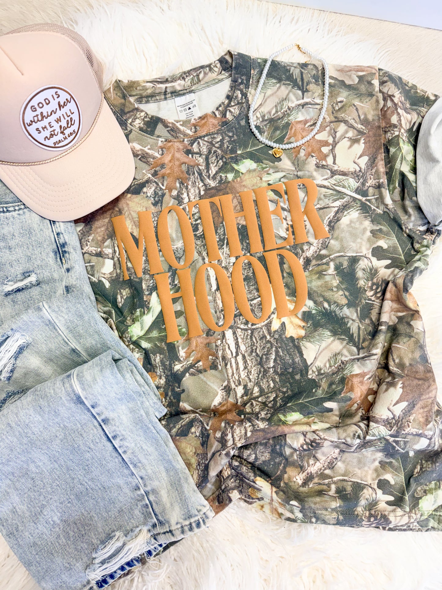Motherhood Camo Tee