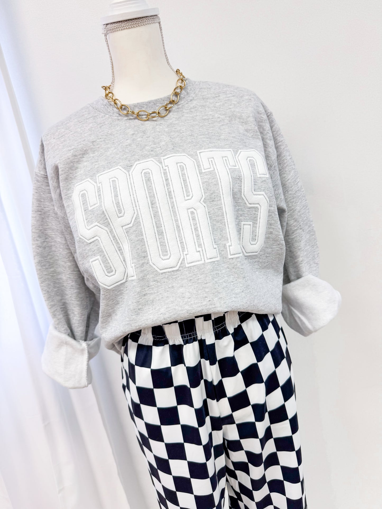Sports Puff Print (Baseball) Sweatshirt
