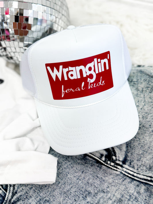 Wranglin’ Feral Kids Trucker Hat