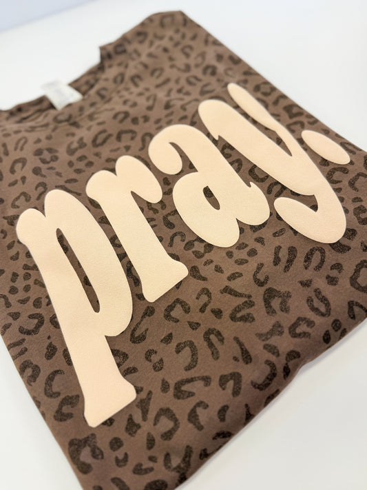 Pray Leopard Tee