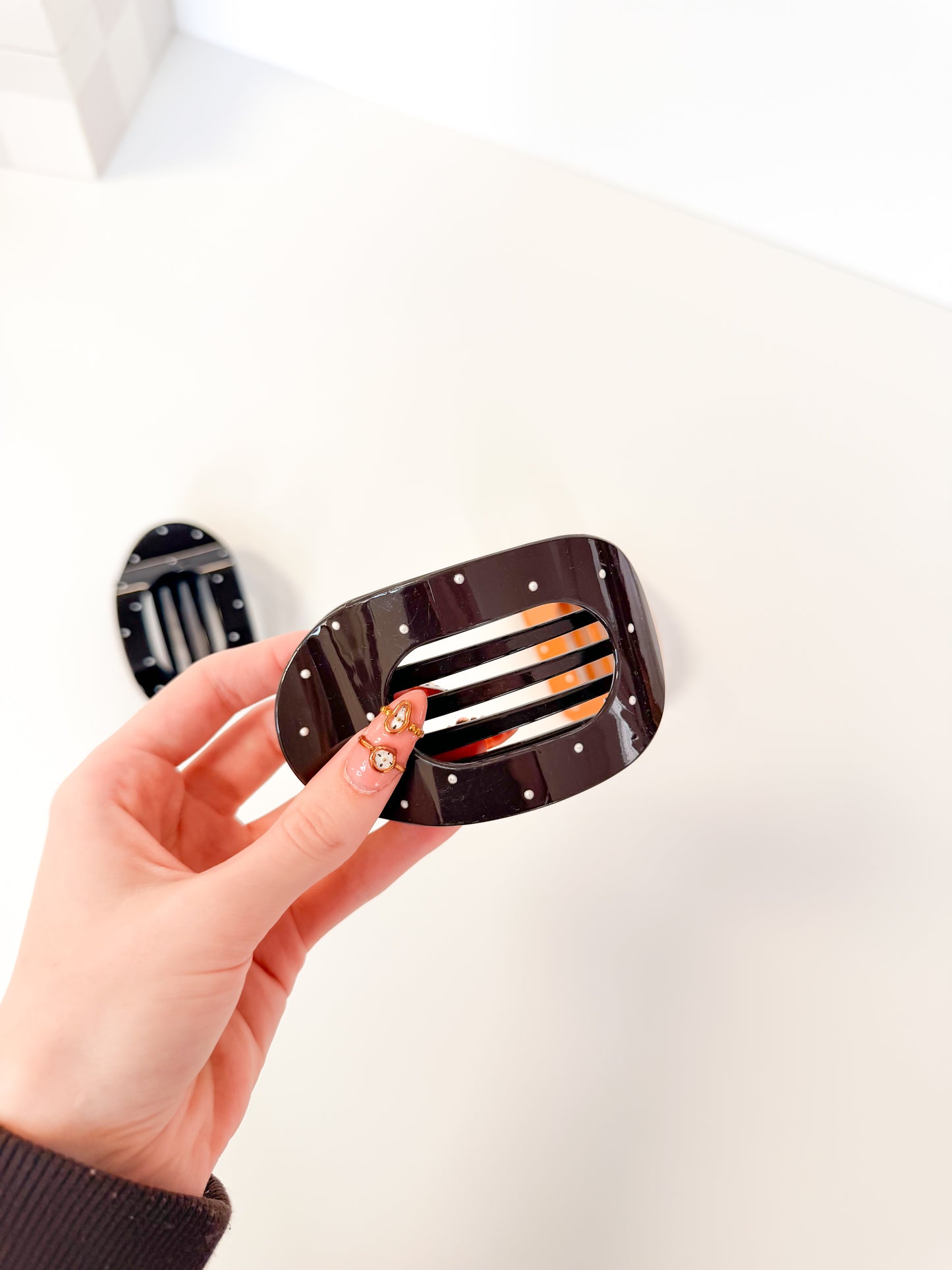 Polka Dot Flat Clip