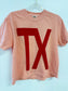 Peachy TX Cropped Tee
