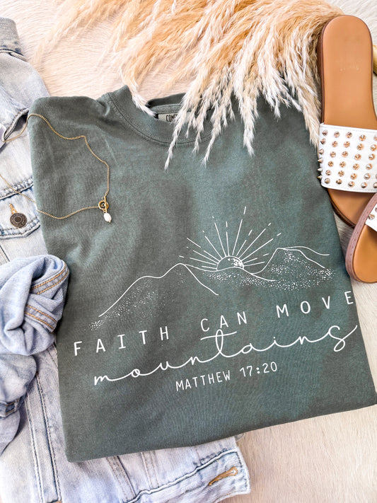 Faith Can Move Mountains Sweatshirt