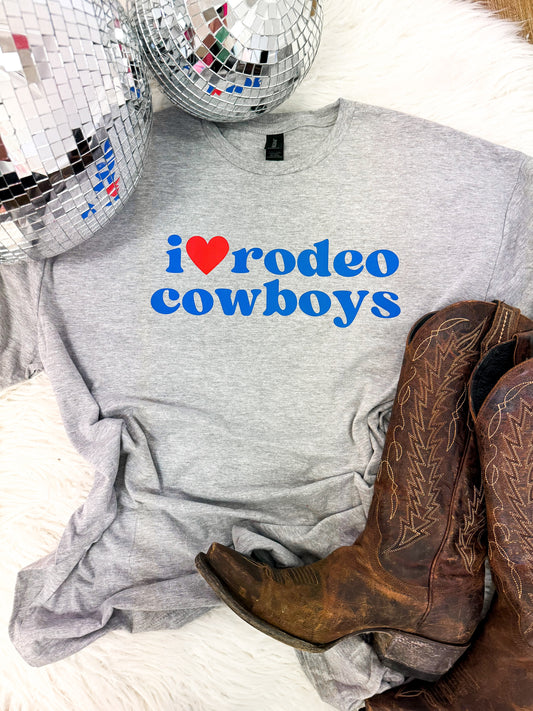 I Heart Rodeo Cowboys Tee
